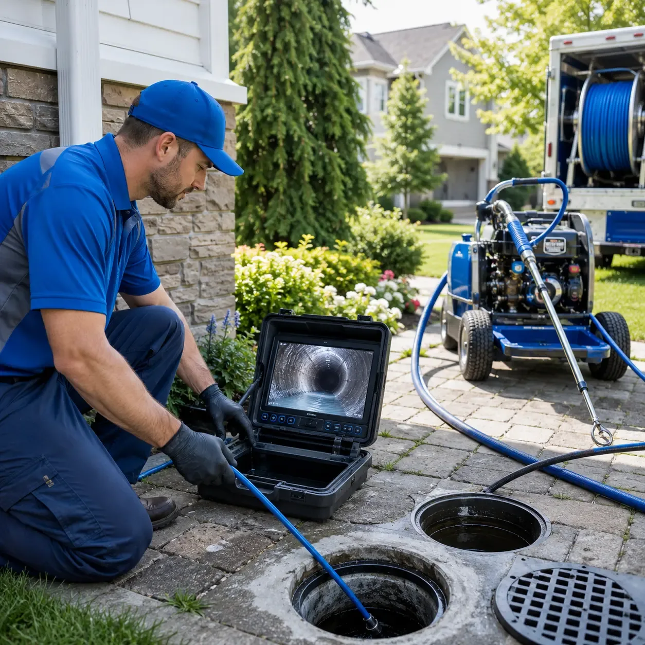 Outdoor drain cleaning professionals serving Walhalla, SC